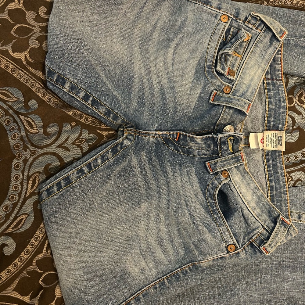 True Religion Blue Flare & Wide Leg Jeans